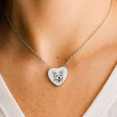 Personalised Pet Memorial Slide-through Chain...