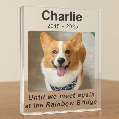 Personalised Pet Memorial Gift – Portrait Dog...
