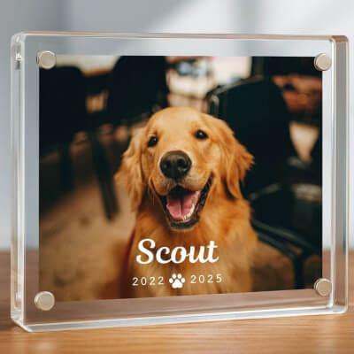 Personalised Rectangular Acrylic Pet Memorial...