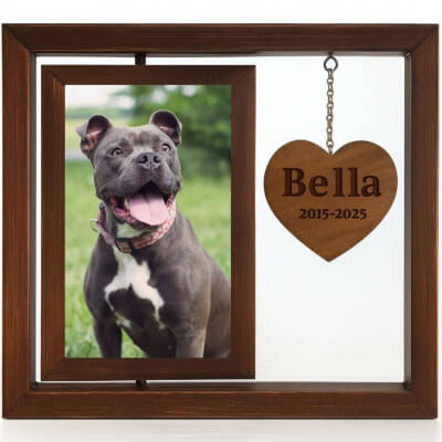 Personalised Wooden 360° Rotating Pet Memorial...