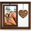 Personalised Wooden 360° Rotating Pet Memorial Photo Frame – Engraved with Heartfelt Tribute